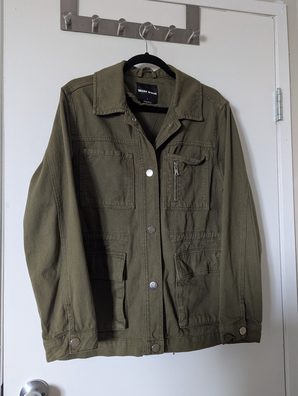 Utility Jacket in Olive Green - Tally Weijl
